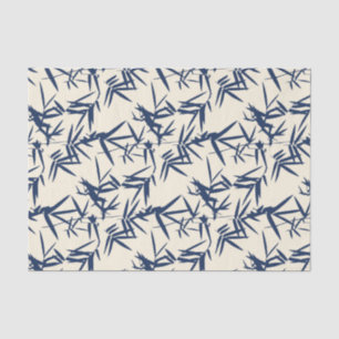 Papel De Seda Papel-Padrão Floral de Bambu Asiático