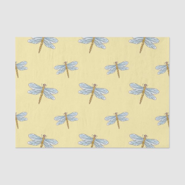 Papel De Seda Papel-Padrão para Dragonfly para Presentes (Frente )
