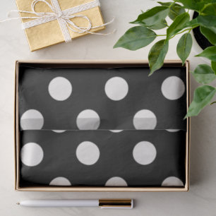 Papel De Seda Papel-Padrão para o Chic da Vanilla Big Bolinhas