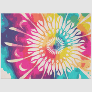 Papel De Seda Papel-Tecido Rainbow Tie-Dye 5