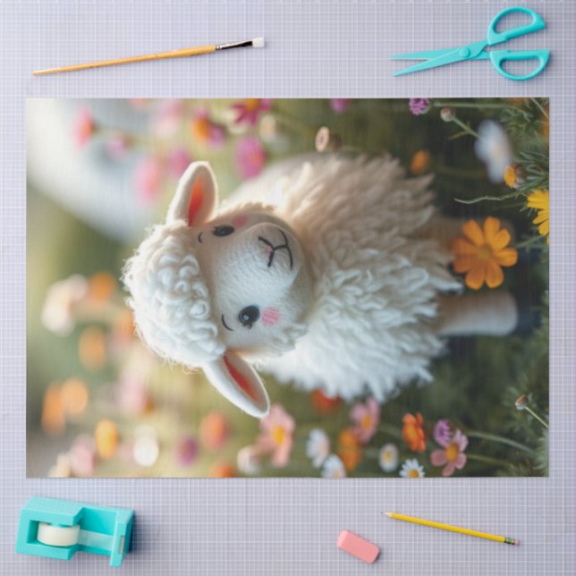 Papel De Seda Papel-tecidos de ovelha lisa (Arte )