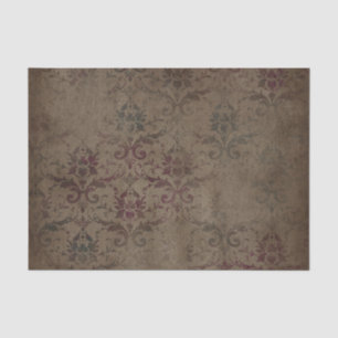 Papel De Seda Papel-tecidos marrom-gótico vitoriano