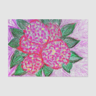 Papel De Seda papel-tipo Hydrangeas