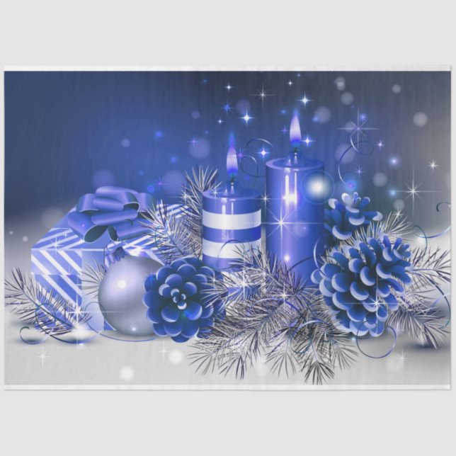 Papel De Seda Papel/Velas de Tecido Natal (Frente )