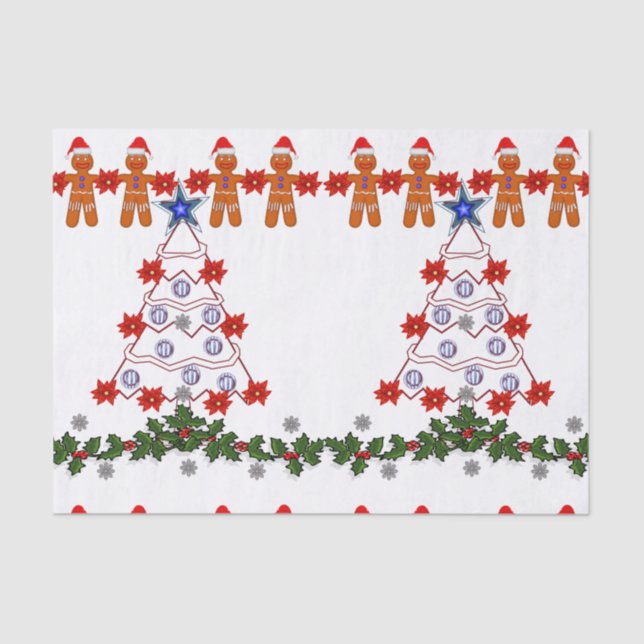 Papel De Seda Papelaria decorativa, natal (Frente )