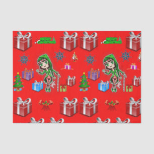 Papel De Seda Papelaria decorativa, natal