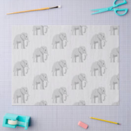 Papel De Seda Papier de soie fantaisie Bébé éléphant et Lac