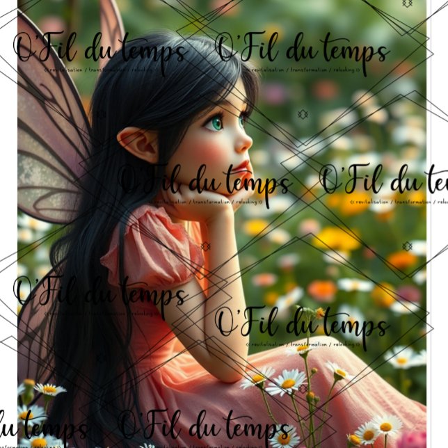 Papel De Seda Papier Mousseline Magical Fairy Princess Decoupage (Criador carregado)