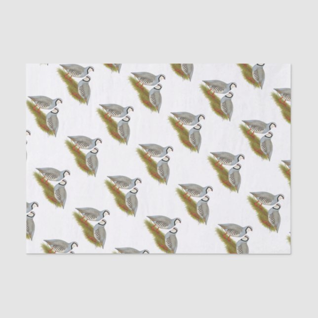 Papel De Seda Par do Chukar (Frente )