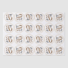 Papel de Seda para 90º Aniversário