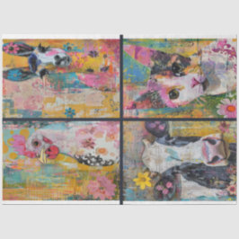 Papel De Seda Para a Fazenda de artista Diário de lixo animal 3