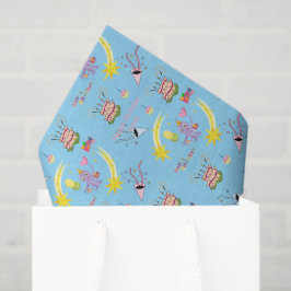 Papel de Seda para Cupcake de Oitavou Happy Birthd