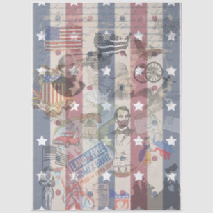 Papel de Seda para Decoupage de Colagem Americana