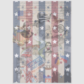 Papel de Seda para Decoupage de Colagem Americana