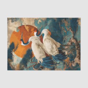 Papel de Seda para Embrulho de Presente Grus Japon