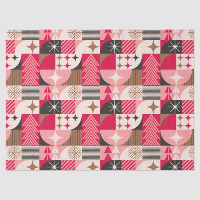 🎁 Papel de Seda para Embrulho de Presentes de Nat (Frente )