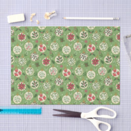 Papel de Seda para Enfeite de Natal Desenhado à Mã