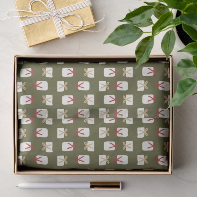 Papel de Seda para Férias de Natal (Presente)