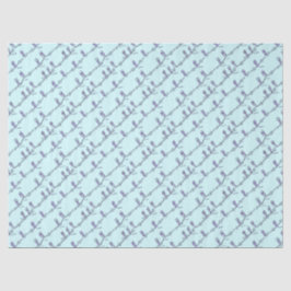Papel de Seda para Lições de Dança (Azul)