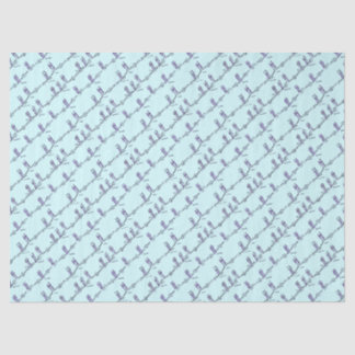 Papel de Seda para Lições de Dança (Azul)
