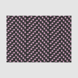Papel De Seda Para o meu Namorados, coração-cor-de-rosa-preto-te