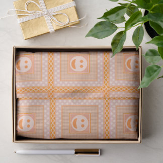 Papel de Seda para Presente Og&G Smile Tile