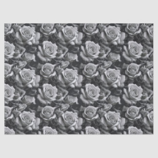 Papel de Seda para Presentes Rosa Preto e Branco