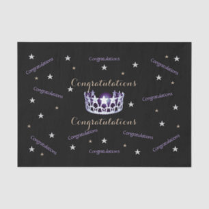 Papel De Seda Parabéns norte-americanos - Papel-matéria