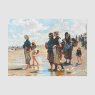 Papel De Seda Parado em Peixe por John Singer Sargent