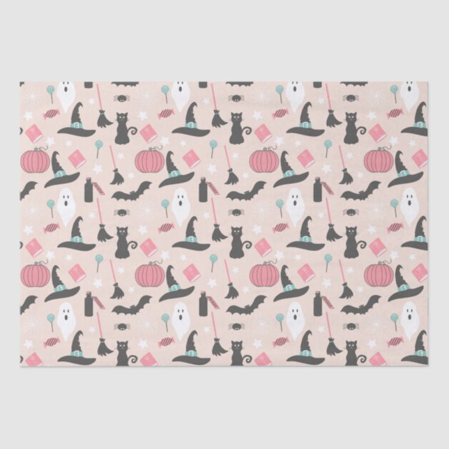 Papel De Seda Paraíso do Dia das Bruxas (Frente )