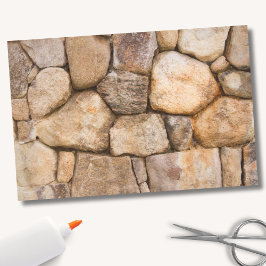 Papel De Seda Parede de Pedra Rústica