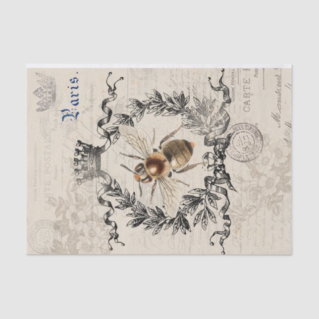 Papel De Seda Paris Bee (Frente )