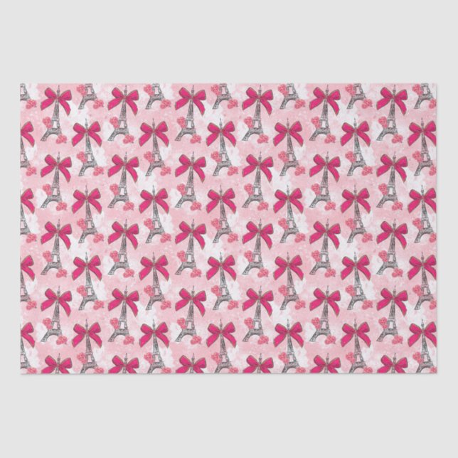 Papel De Seda Paris com um Arco (Frente )