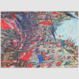 Papel De Seda Paris no Dia Nacional, Claude Monet