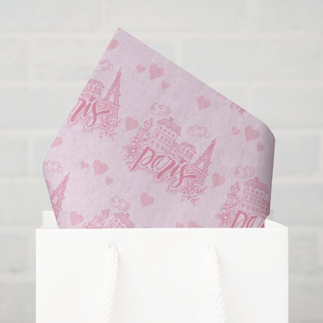 Papel de Seda Paris, Torre Eiffel (Sacola de presentes)