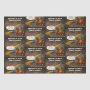 Papel De Seda Paródia do Filme Esquilos Tomate Assassinos