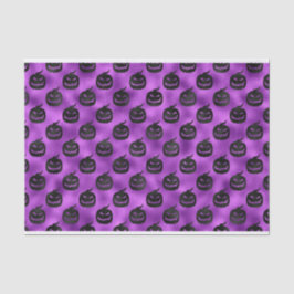 PAPEL DE SEDA PÁRPURA DE MEIO COM PINTOS PRETOS