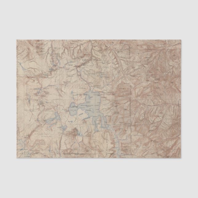 Papel De Seda Parque nacional 2 2 de Yellowstone (Frente )