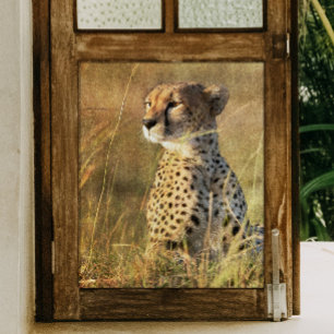 Papel De Seda Parques Leopardo na Decoupage do Sol da Tarde