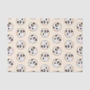 Papel De Seda Parson Jack Russell Terrier pintando Pet Dog Art