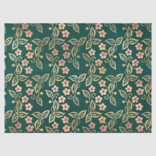 Papel De Seda Partido telhado floral asiático da páscoa elegan