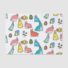 Papel De Seda Páscoa Colorida