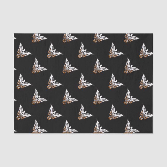 Papel De Seda Pássaro Celta (Frente )
