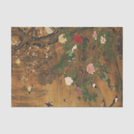 Papel De Seda Pássaros se reúnem sob a dissociação Primavera Wil