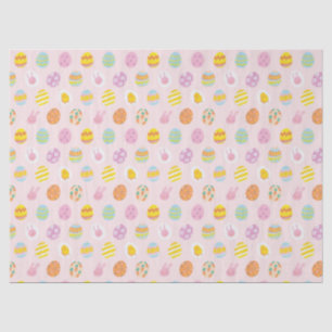 Papel De Seda Pasta Cachorro De Ovos De Páscoa Cor-De-Rosa