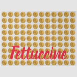 Papel De Seda Pasta de Fettuccine Pasta Padrão para Comida