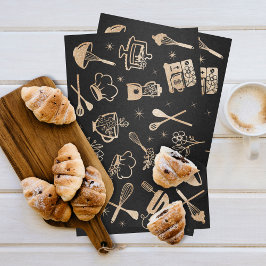 Papel De Seda Pastagem Utensil de Cozinhar de Baía Dourada de lu
