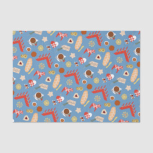 Papel De Seda Pastas de Natal escandinavas/suecas design