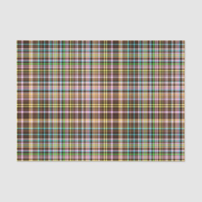 Papel De Seda Pastéis de chocolate Xadrez 27-TISSUE WRAP PAPER (Frente )