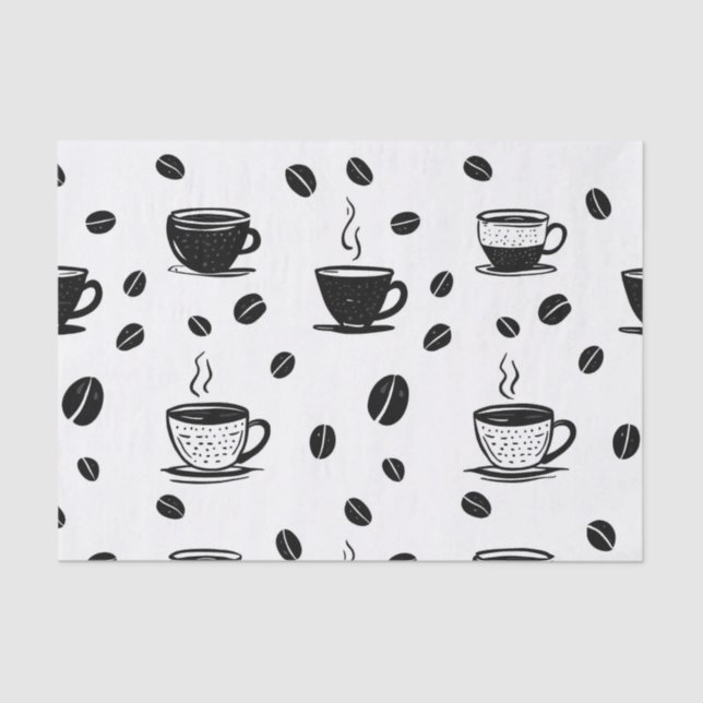 Papel De Seda Pastel Brews: Momentos De Café Moles (Frente )